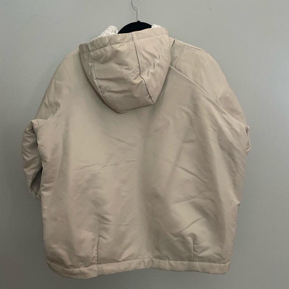 Nike NSW Sportswear Reversible Women Hooded Jacket Sherpa - Picture 2 of 5